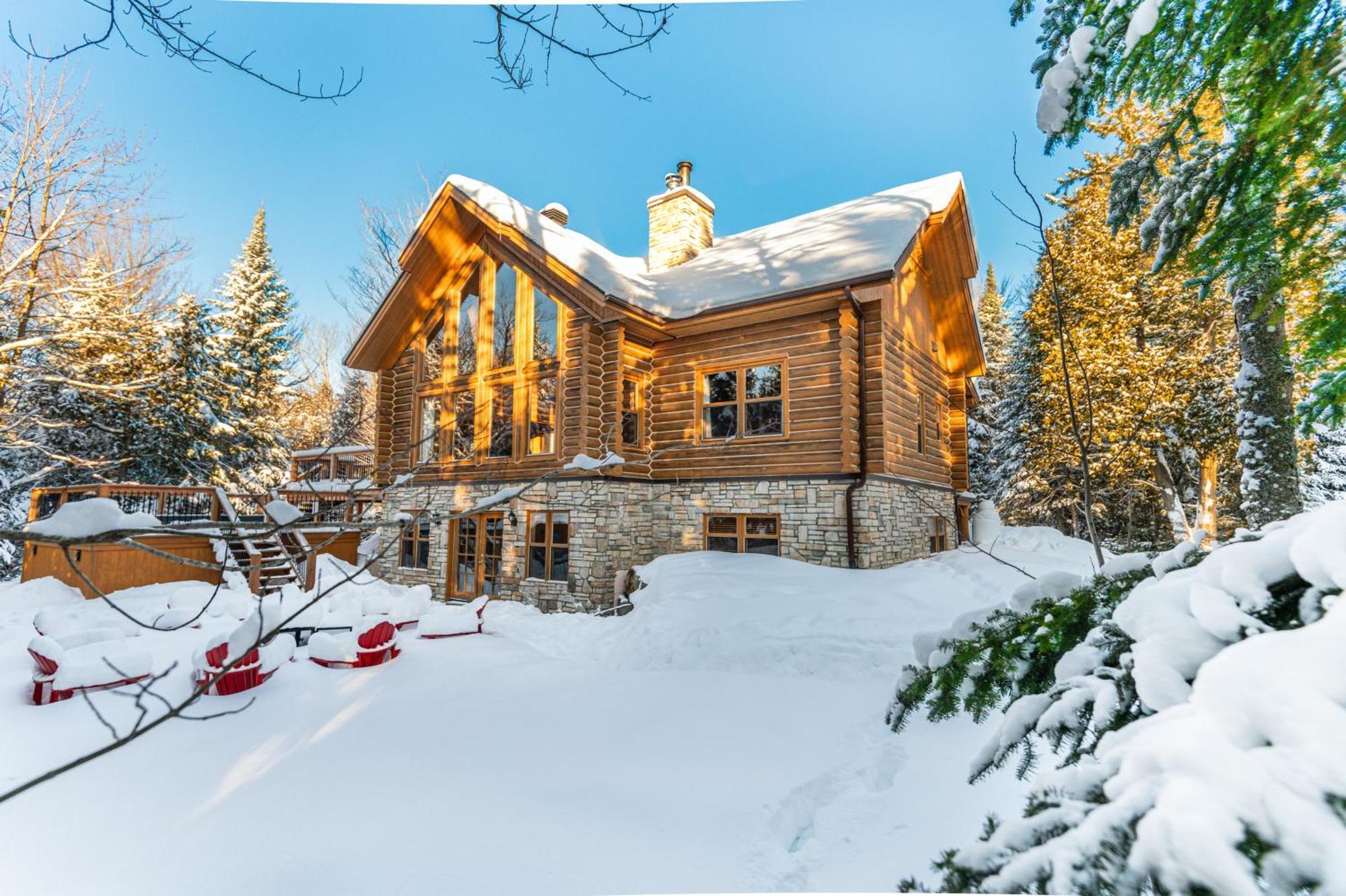 Fiddler Lake Resort Chalet 53 Cerf Mille-Isles Kültér fotó