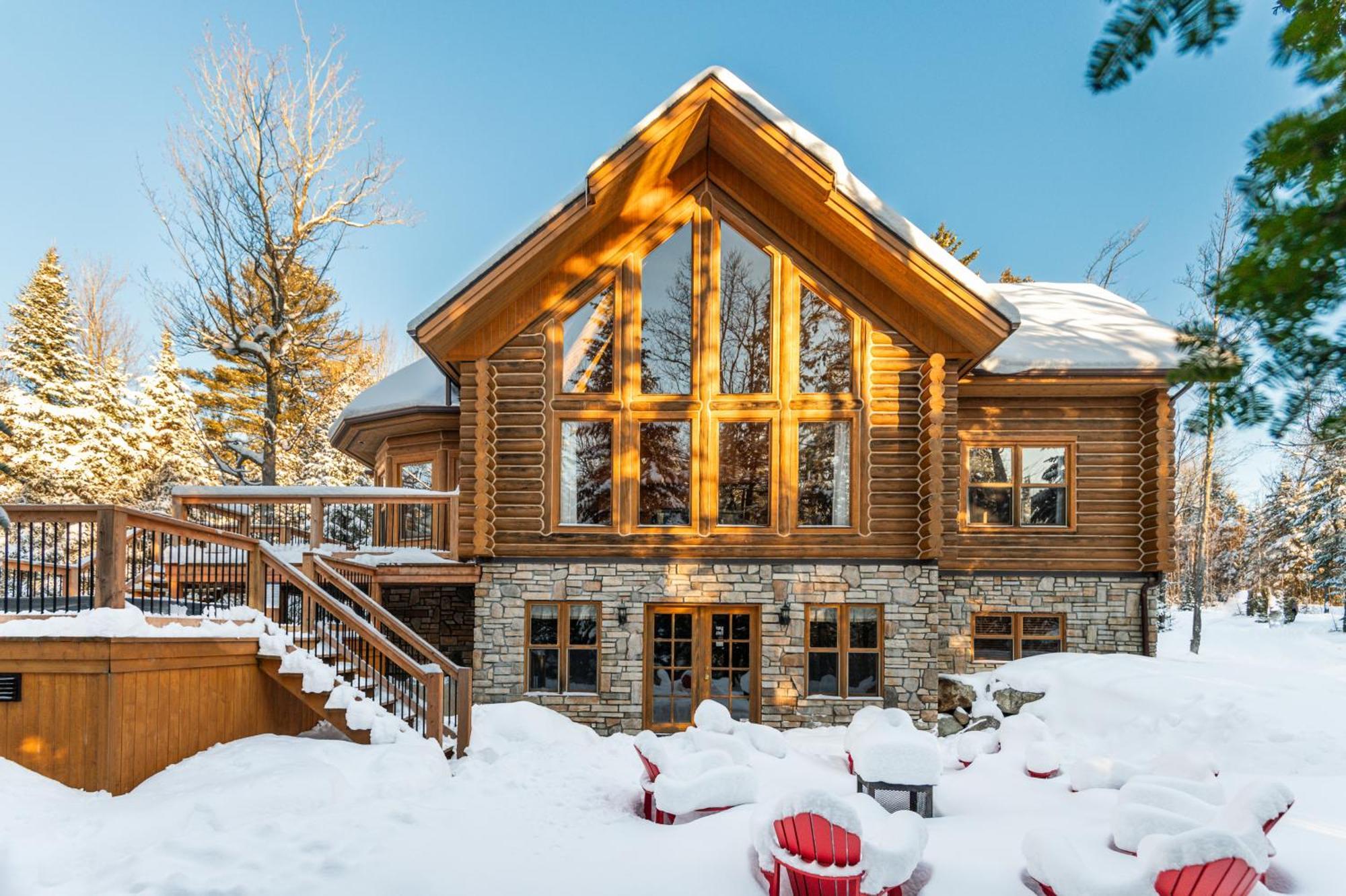Fiddler Lake Resort Chalet 53 Cerf Mille-Isles Kültér fotó