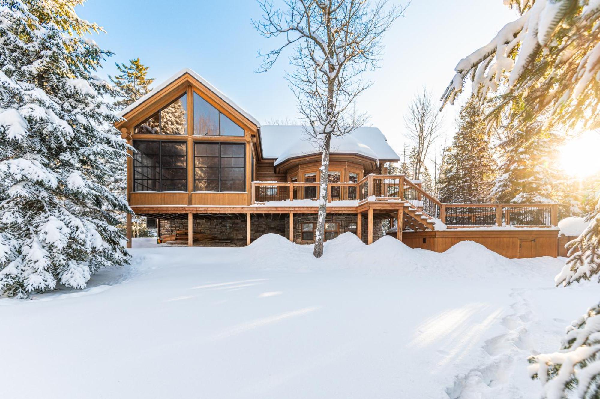 Fiddler Lake Resort Chalet 53 Cerf Mille-Isles Kültér fotó